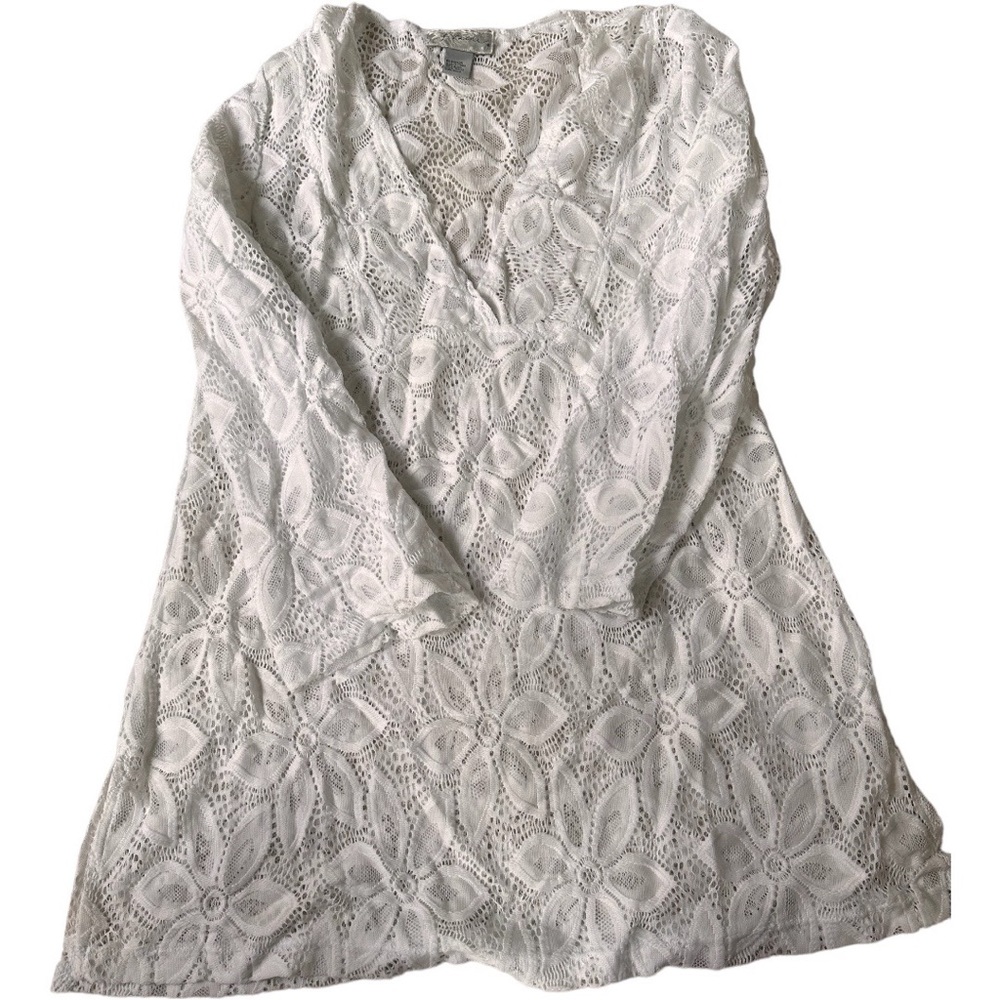 J Valdi swimsuit cover up white new without tags